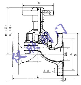 G41J襯膠手動隔閡閥